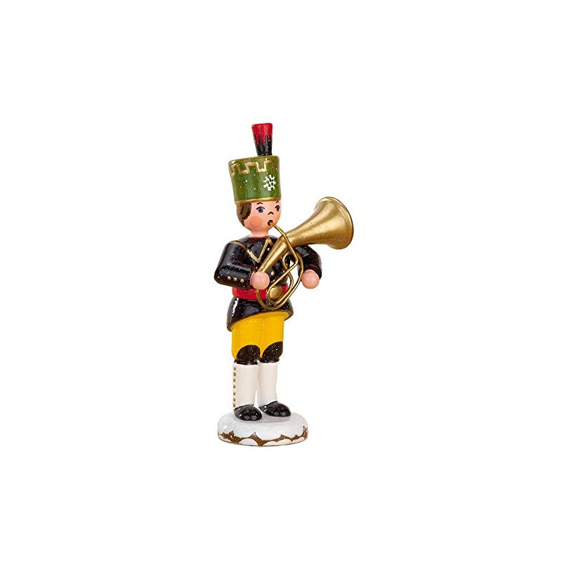 Hubrig-Volkskunst Winter Children Bergmann Tenor Horn Height 9 cm