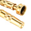 Sanpaint Heavy-Duty Brass Adjustable Twist Hose Nozzle, 2 Pack