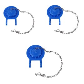 3 PCS Toilet Flapper Chain, Stainless Steel Toilet Flapper Chain Replacement Toilet Handle Lift Chain Fits Most Toilet Flappers,Including 9.06-Inch Chain,Hook,Ring