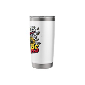 Softball Player Game Snack Design Eat Seeds Hit Dingers Stainless Steel Insulated Tumbler