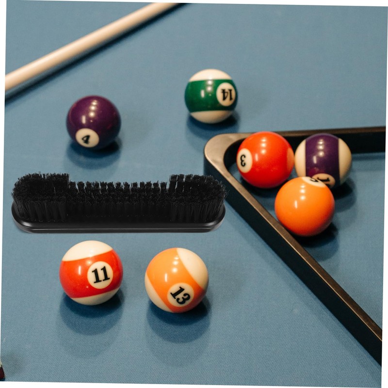 Gatuida Portable Pool Table Brush Billiard Cleaning Tool for Dust