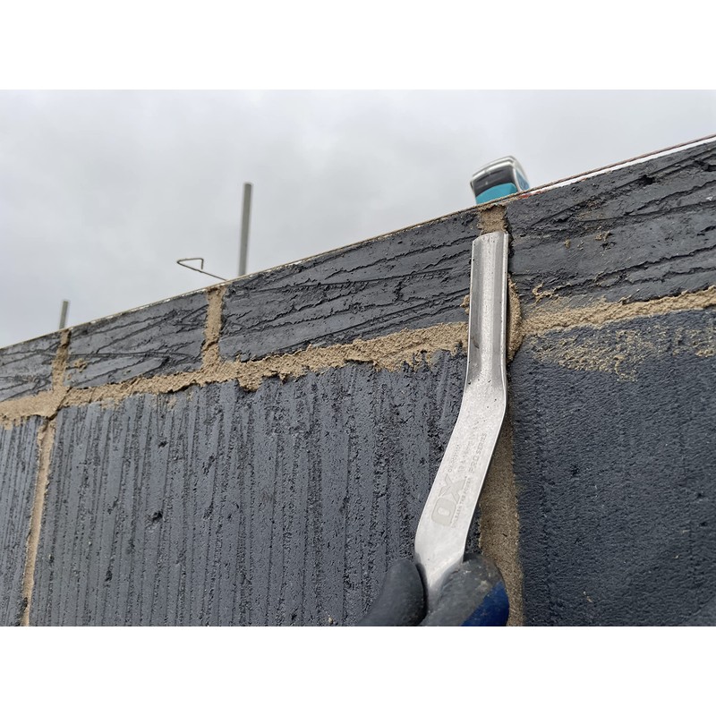 OX Tools Brick Jointer for Masonry - Stainless Steel Convex