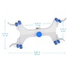 StonyLab Aluminum Double Burette Clamp, Adjustable Double Burette Clamp Buret
