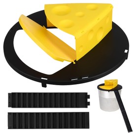 LIOOBO Rat Bucket Lid: 5 Gallon Bucket Mouse Lid, Mouse Catching, Rat Slip and Trip Bucket Lid, Bucket Lid for Mouse Rat Catch 1Pc Without Bucket