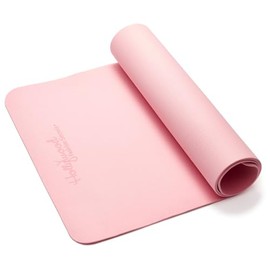 Hollywood Fashion Secrets Pink Yoga Mat Non Slip – Lightweight, Cushioned Exercise Mat for Home, Gym, Pilates, and Workout