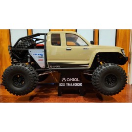 4T Design Studio Custom Made RC Stand for AXIAL SCX6 Jeep or Honcho - Made in USA - Orange