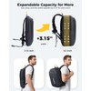 Lekespring Slim Laptop Backpack for Men, 15.6 Inch Expandable Business