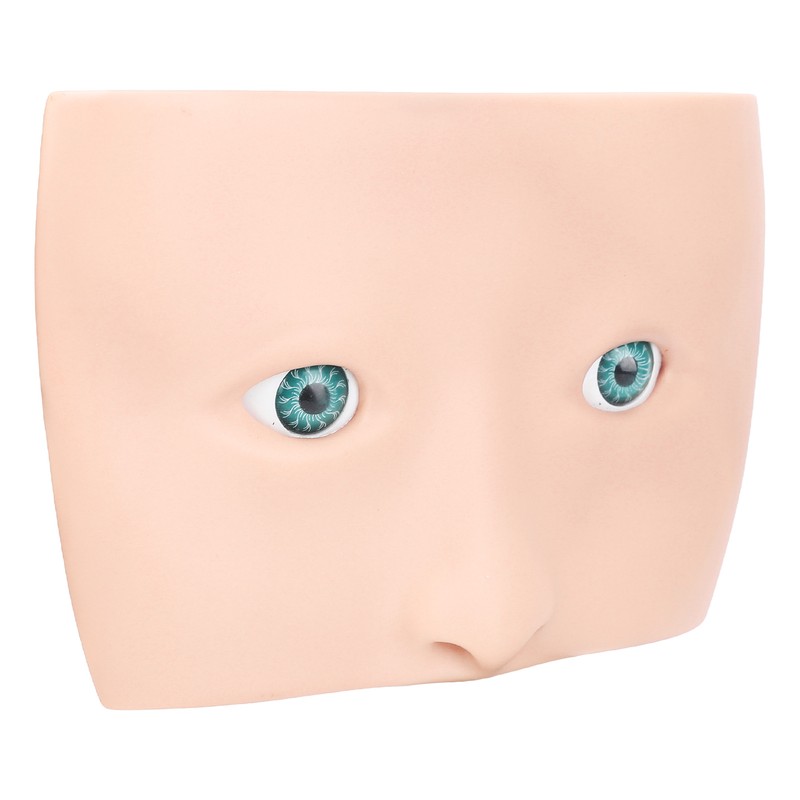 Makeup Practice Face Board 3D Realistic Eye Painting Practice Plastic