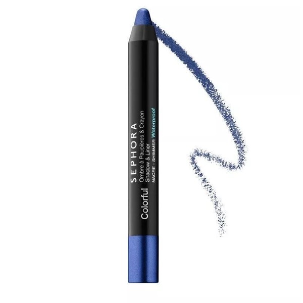 Sephora Colorful Waterproof Shadow and Liner Pencil 49 Magnetic Blue