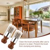 Tinoaly 2pcs Salve Brush for Furniture, Leather Salve & Brush
