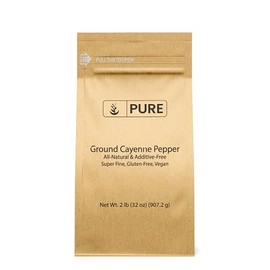 Pure Original Ingredients Ground Cayenne Pepper (2 lb), Spicy Flavor, Sauces, Dry Rubs, Used in Hot Sauces