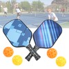 Pickleball Paddle Glass Fiber Improve Bounce Relieve Elbows Pressure Absorbing