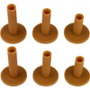 FLYTENG 6pcs Rubber Golf Tee Holders for Outdoor Sports Golf