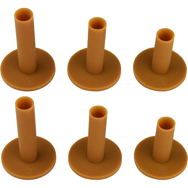 FLYTENG 6pcs Rubber Golf Tee Holders for Outdoor Sports Golf