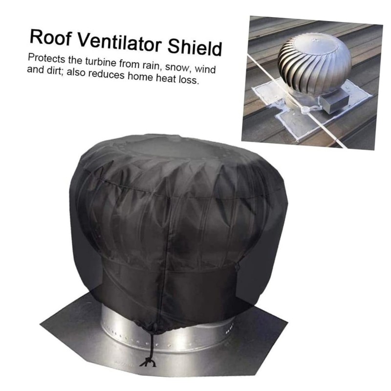 Gatuida Turbine Roof Vent Cover Dustproof Protective Cover for Roof