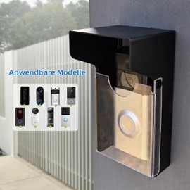 Renovate Doorbell Rain Cover Bell Weather Protection, Outdoor Suitable Video Doorbell Cover for Chime