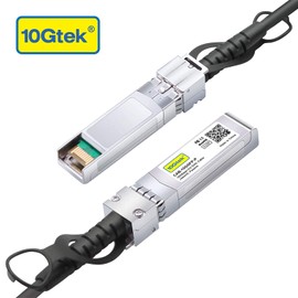 10Gtek SFP+ DAC Twinax Cable, Passive, Compatible with HP ProCurve J9281B, HP Aruba J9281D, 1-Meter(3.3ft)
