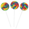 Fun Express Mini Rainbow Swirl Lollipops - Pack of 38,