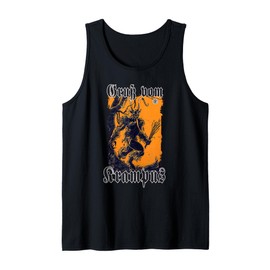 Greeting from Krampus Christmas Legend Figure Tank Top