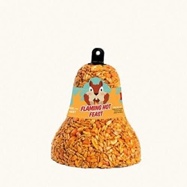 Mr. Bird Flaming Hot Bird Seed Bell Pack of 4 Attracts Birds Repels Squirrels