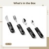 Adaptive Eating Utensils for Parkinson's, Arthritis & Weak Grip, 4-Piece