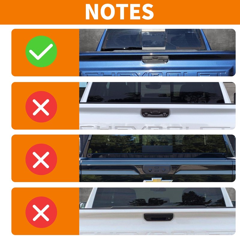 RT-TCZ for Silverado Tailgate Handle Cover Trim Compatible with Chevy