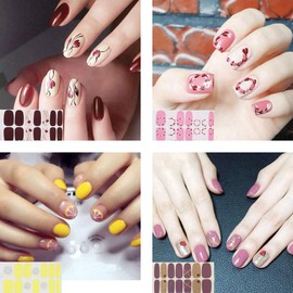 Nail Seals, Set of 12, Nail Wrap, Nail Stickers, Nail Accessories, Women's, Simple, Gift, Cute, Popular, Fashionable, Nail Parts (10130)