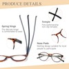 NORPERWIS 5 Pairs Reading Glasses - Standard Fit Spring Hinge