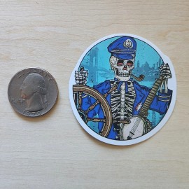 Grateful Dead & Co - Jerry Garcia - Captain Banjo 2” Vinyl Stickers Decals