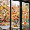 KOBOKO Autumn Window Sticker Set, 9 Sheets, Forest Animals and