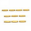 MASUNN 10pcs MGMN200-G 2mm Carbide Inserts for MGEHR/MGIVR Grooving Cut