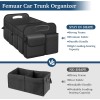 Femuar Trunk Organizer with Large Capacity Waterproof Car Accessories for