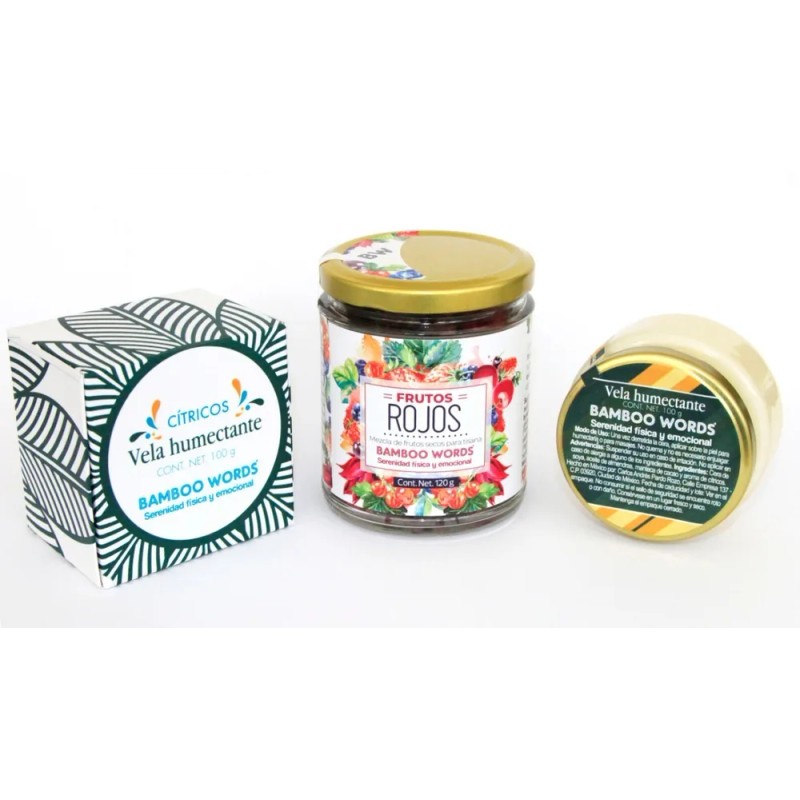 Té Frutos Rojos - 120 G + Vela Masaje 100