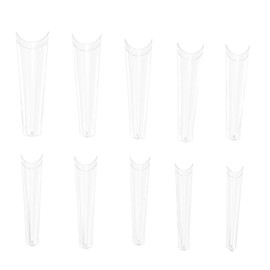 Healeved 500pcs Full Cover Fake Nails Coffin Nail Tips for Manicure and Salon Use Material for Lasting Wear for Weddings Festivals and Everyday Style