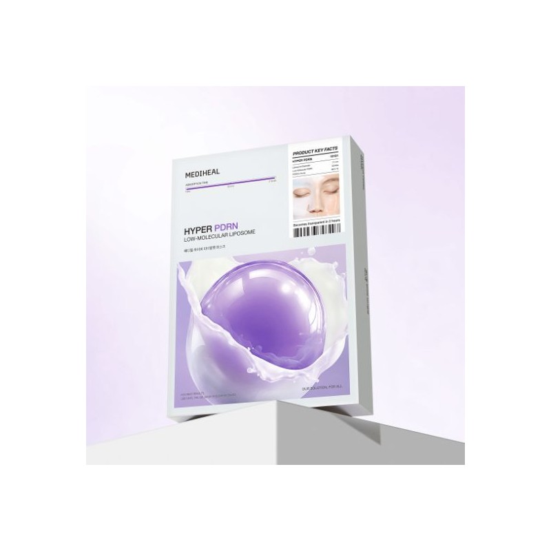 Mediheal Transparent Hyper PDRN Mask (4 Sheets) / 메디힐 투명해지는