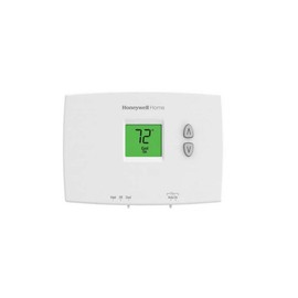 Honeywell TH1110DH1003 Horizontal PRO 1000 Non-Programmable Thermostat - Backlit, 1H/1C, Dual Powered