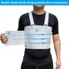 Rib Injury Chest Binder Brace for Cracked Ribs - Elastic