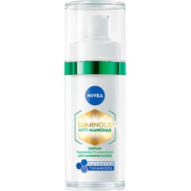 NIVEA LUMINOUS630 Anti-manchas Serum Facial Anti-imperfecciones (30 ml) - Con Ácido Hialurónico, Ácido Salicílico y Extracto de Té Verde, para una Piel Uniforme, Suave y matificada.