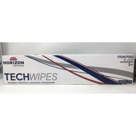 Horizon TechWipes Horizon Industries 90 Per Box 1709 7052 15" x 16.75" 3 Ply Electronics