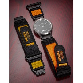 Watch Band Compatible With Garmin, 26mm Nylon Hoop and Loop Military Strap for Fenix 8 51mm/7X/7X Pro/6X/6X Pro/5X/5X Plus, Tactix 7 Pro/ Delta, Quatix 6X/5X, Descent MK1/MK2, Instinct 2X, Foretrex 601/701, Enduro /Enduro 2/ Enduro 3, D2