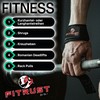 Fitrust Lifting Straps (Padded) for Men & Women Deadlift Straps