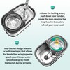 Stainless Steel Spin Mop and Bucket with Wringer Set, 360°