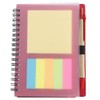 SEIWEI Spiral Notebook with Pen and Sticky Notes Double Loop