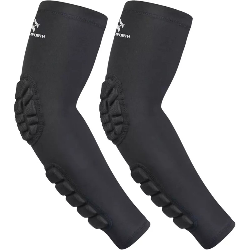 Hofforce 호프포스 2PCS 패딩 팔꿈치 팔뚝 소매 압박 팔 보호