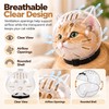 Breathable Cat Grooming Muzzle for Nail Trimming – Clear Anti-Bite