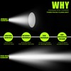 Brightest Rechargeable Flashlights High Lumens - PFSN Super Bright Tactical