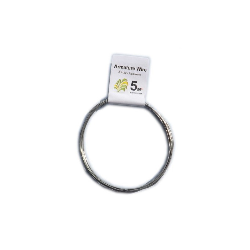 5 Metres of 0.71mm Aluminium Armature Frame * Modelling Wire