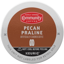 Community Coffee Pecan Praline Medium Roast Single Serve Keurig K-Cup Pods 32 ct Box