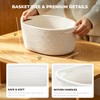 8 Pack Small Woven Baskets, 12"x 8"x 5" Empty Gift