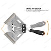 Housolution Right Angle Clamp, [2 PACK] Single Handle 90° Aluminum